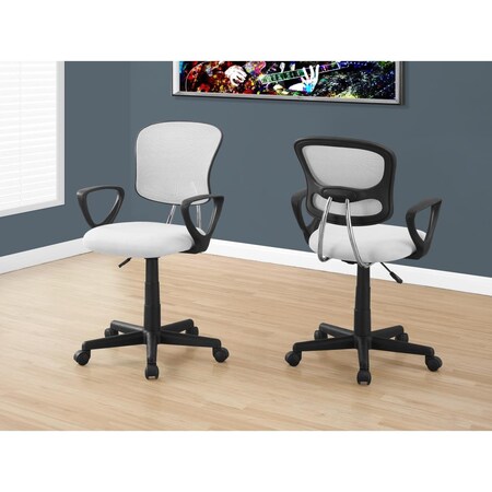 Daphnes Dinnette Juvenile Multi-position Office Chair - White - Mesh DA3070832